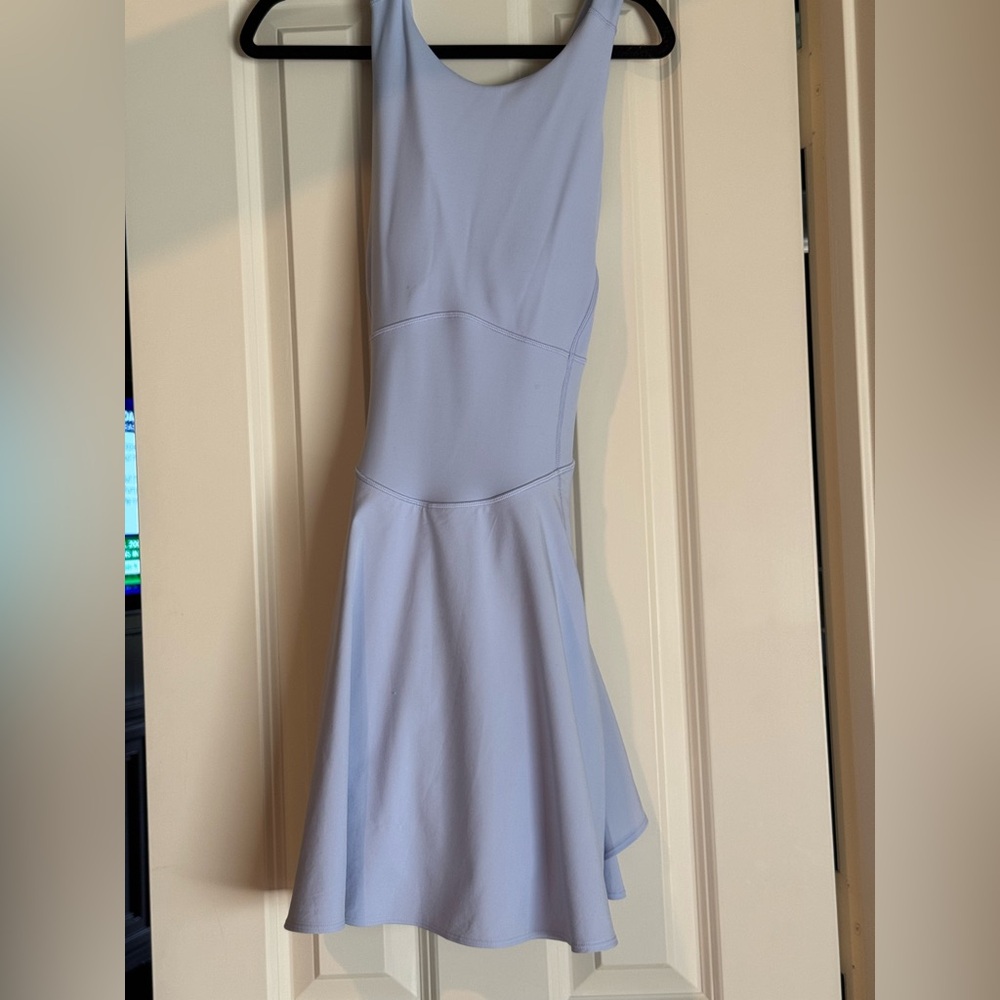 Lululemon Blue Criss Cross back skort.
